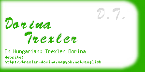 dorina trexler business card